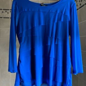 Alfani Blouses Set of 2 Size M Blue and Black/Gray